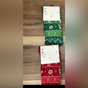 Nike Youth Holiday Elite Crew Socks 2 Pack